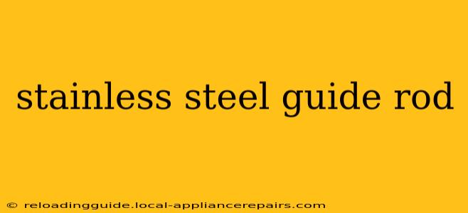 stainless steel guide rod