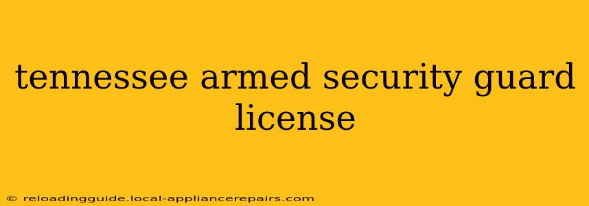 tennessee armed security guard license