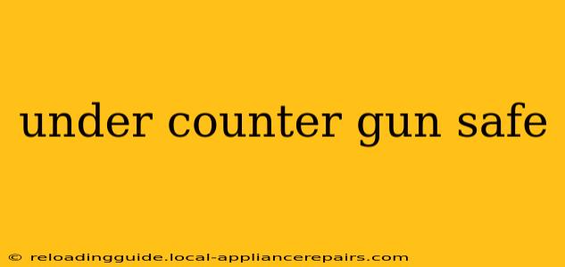 under counter gun safe