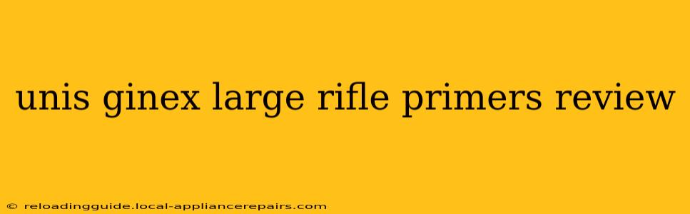 unis ginex large rifle primers review