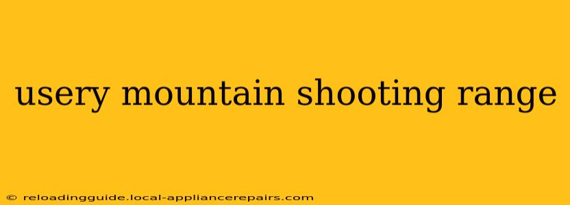 usery mountain shooting range