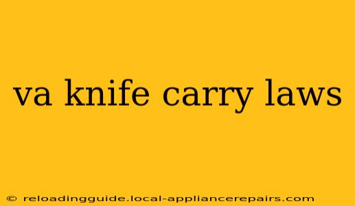 va knife carry laws