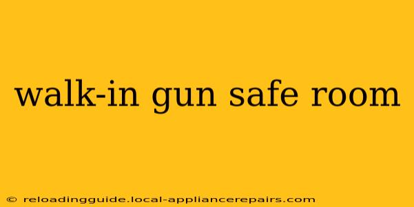 walk-in gun safe room