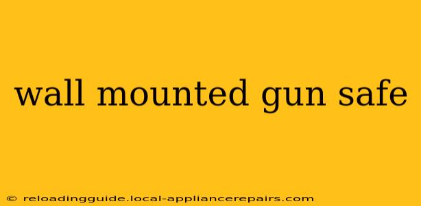 wall mounted gun safe