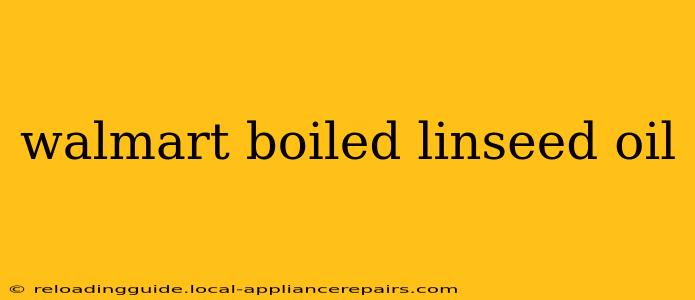 walmart boiled linseed oil