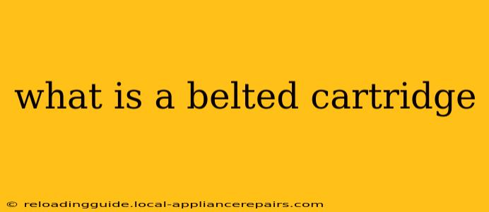 what is a belted cartridge