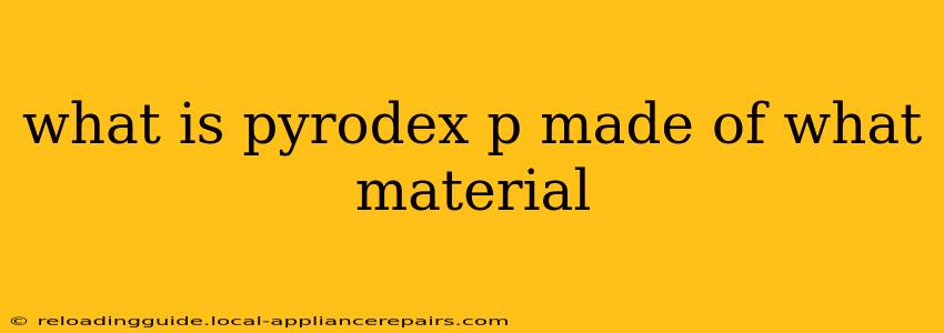 what is pyrodex p made of what material