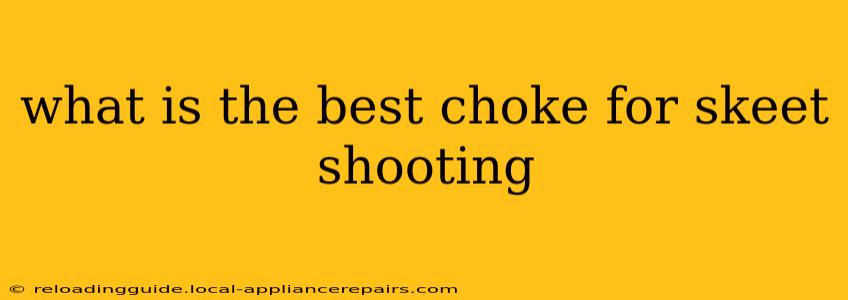 what is the best choke for skeet shooting