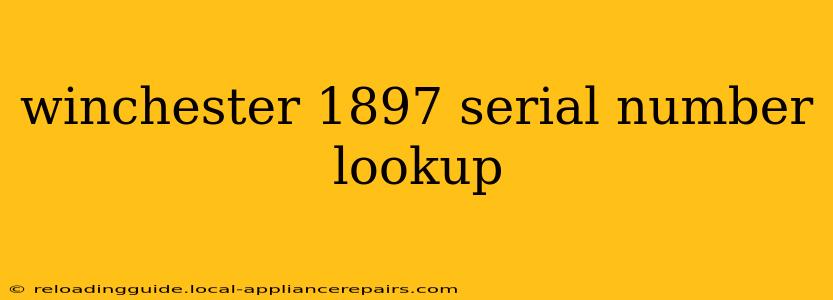 winchester 1897 serial number lookup