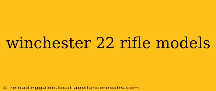 winchester 22 rifle models