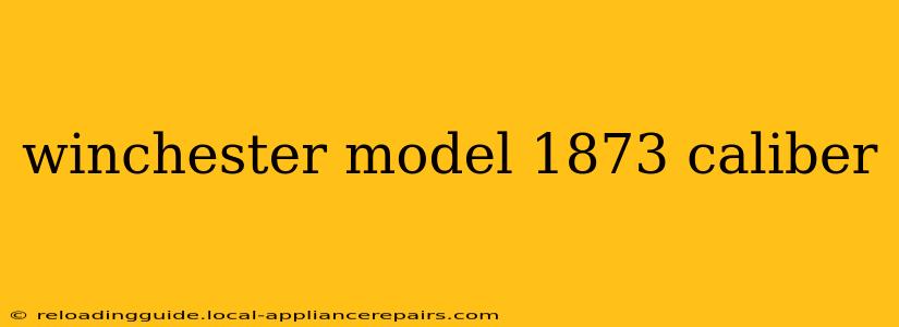 winchester model 1873 caliber