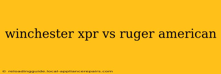 winchester xpr vs ruger american