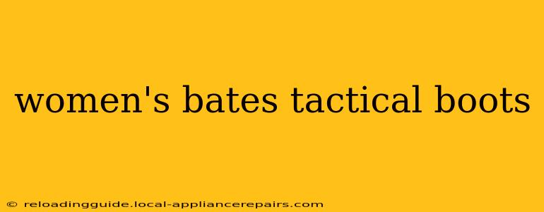 women's bates tactical boots